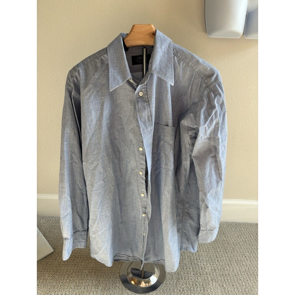 Vintage 1990's Ralph Lauren Chaps Men's Denim Button Down Shirt‎ - Size Large